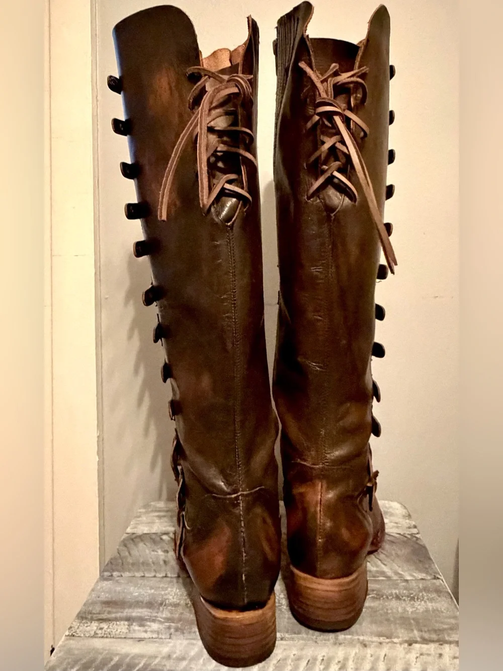 Freebird Rylan Boots in Cognac Multi, size 10 New in Box